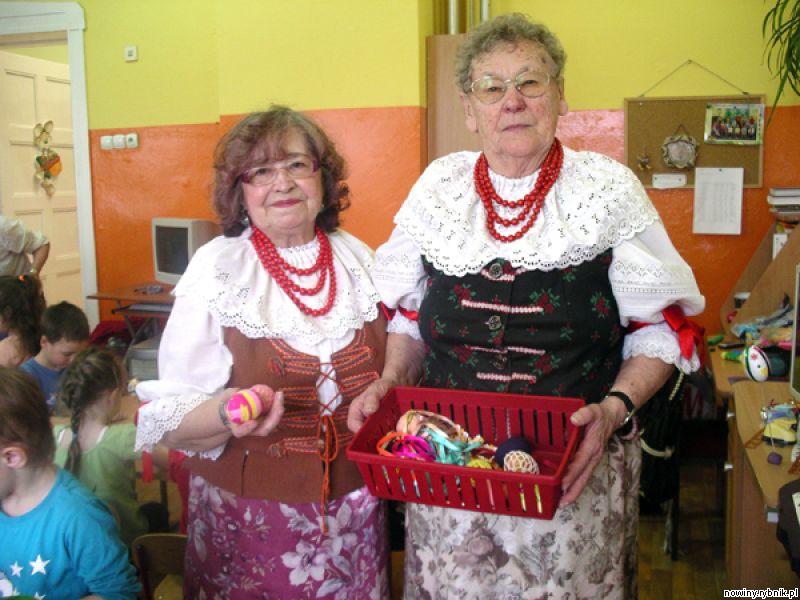 Irena Szymiczek i Wanda Miller w Przedszkolu nr 2 w Radlinie