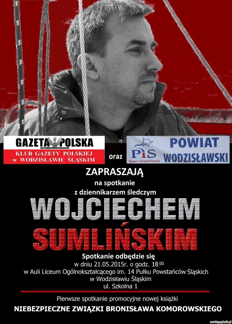 Wodzisław: Spotkanie z dziennikarzem śledczym 