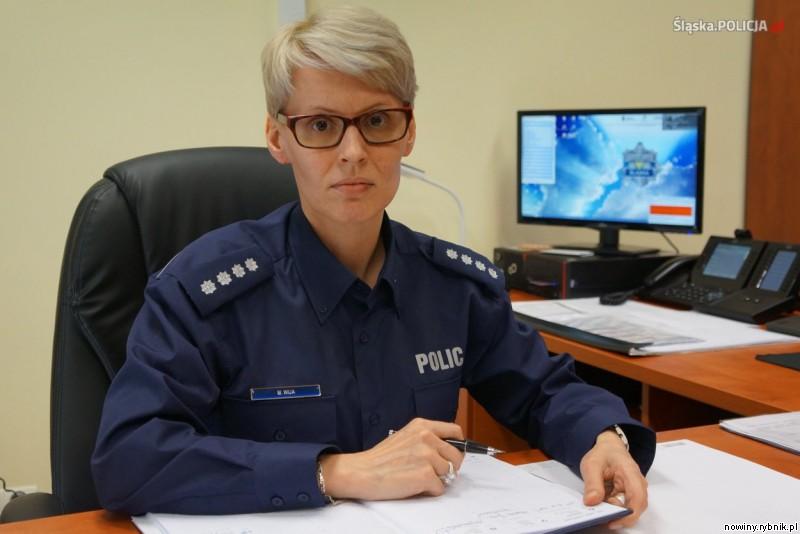 Nadkomisarz Magdalena Wija jest pierwszym zastępcą komendanta policji w Wodzisławiu. / Policja Śląska