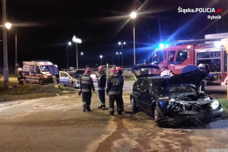 Groźny wypadek miał miejsce wczoraj wieczorem / Policja Rybnik