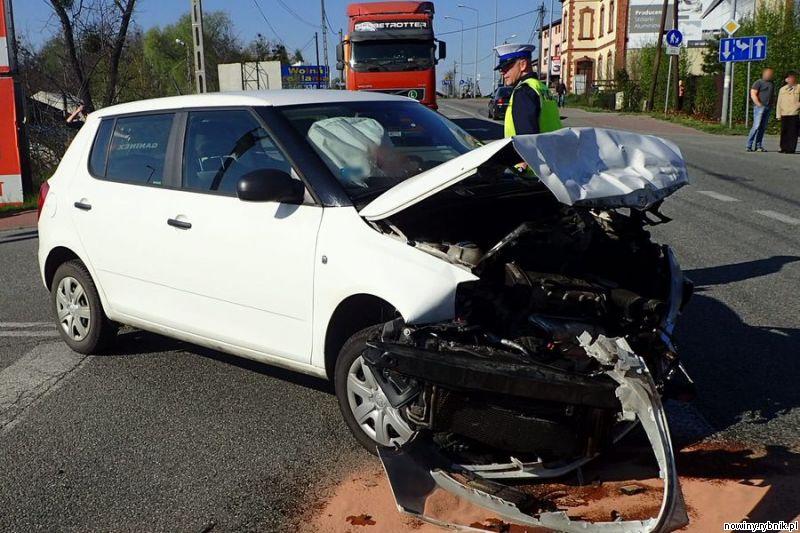 W wypadku na ulicy Gliwickiej poważnych obrażeń doznał 30-letni motocyklista / Policja Rybnik