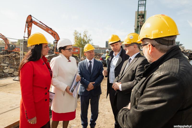 Teren budowy odwiedził właśnie Adam Gawęda, sekretarz stanu w Ministerstwie Energii, Pełnomocnik Rządu ds. Restrukturyzacji Górnictwa / JSW/Mateusz Paszek