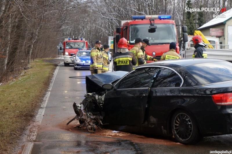 Do wypadku doszło 5 stycznia na ulicy Raciborskiej w Rybniku / Policja Rybnik