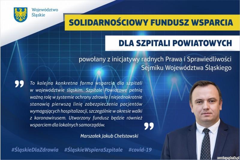 Do 30 placówek ochrony zdrowia trafiły już 123 mln zł / Śląski Urząd Marszałkowski